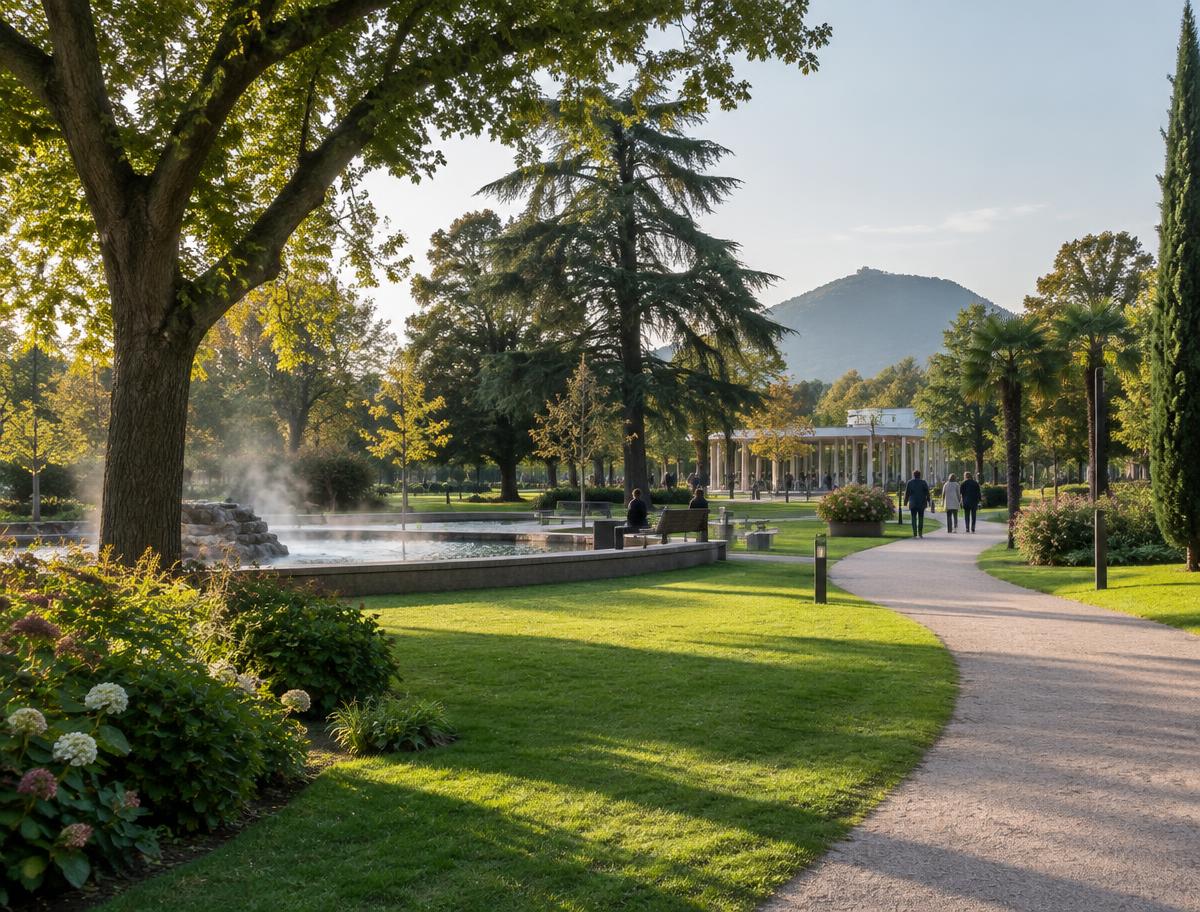 Immagine di esempio per Parco Urbano Termale: natura e architettura nel cuore della città